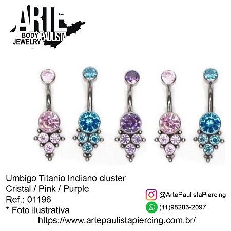 Banana (Umbigo) Titânio ASTM-F136 Modelo 07